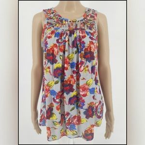 Anthropologie Ranna Gill Faye floral top